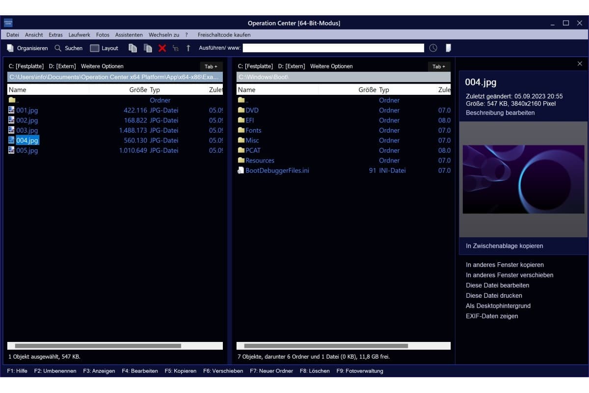 Dateimanager „Operation Center 2024 Premium“ erschienen