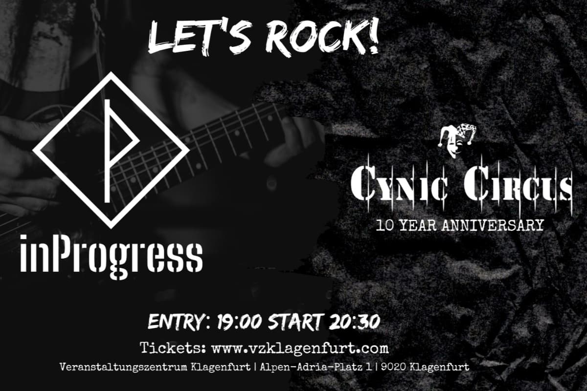 Lets Rock mit Cynic Circus &amp; InProgress am 1.12.2023 im #VZK