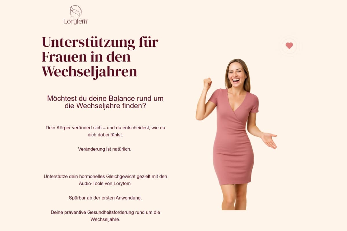 Loryfem unterstützt Frauen rund um die Wechseljahre