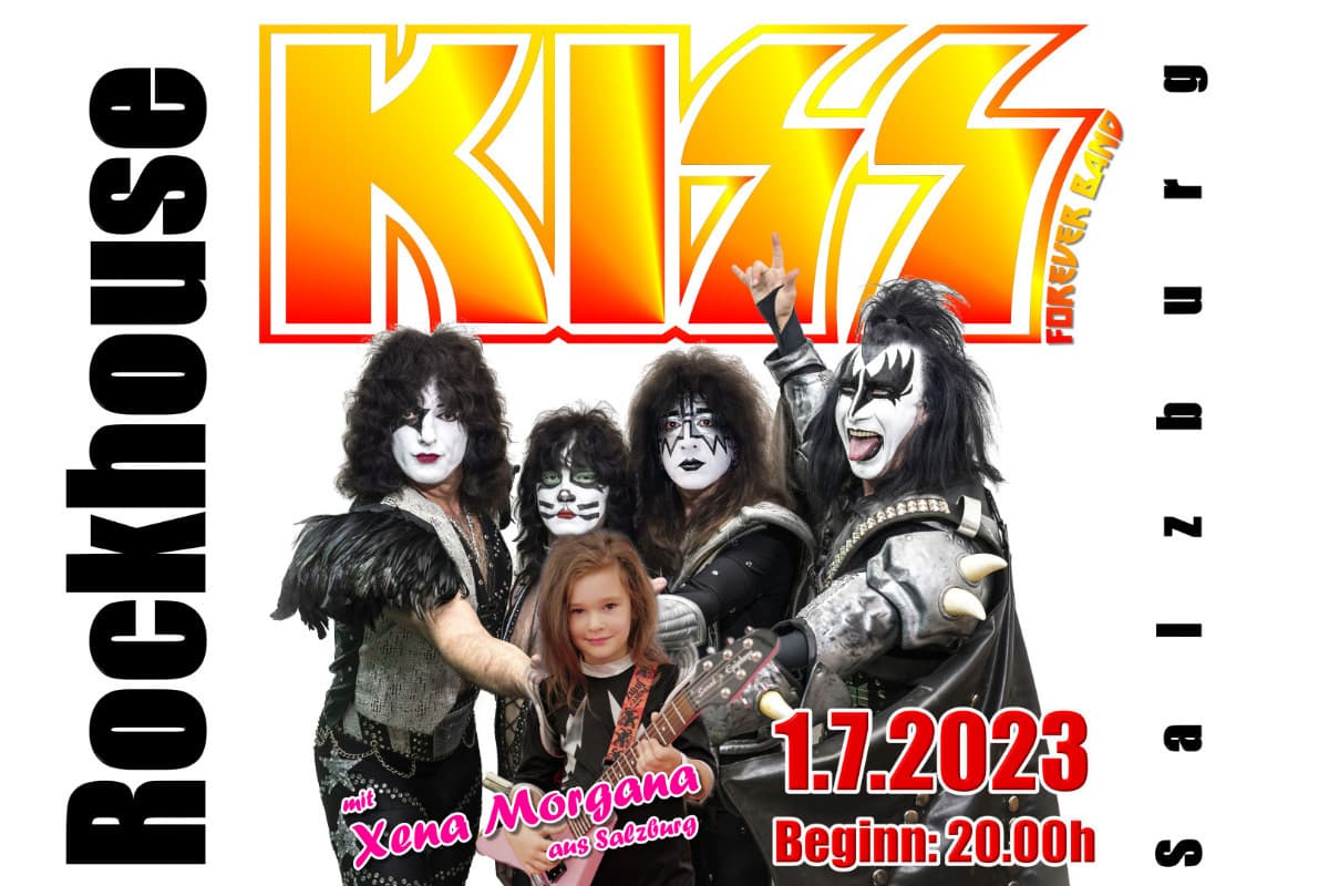 KISS Forever Band &amp; Xena Morgana am 1.7. im Rockhouse Salzburg