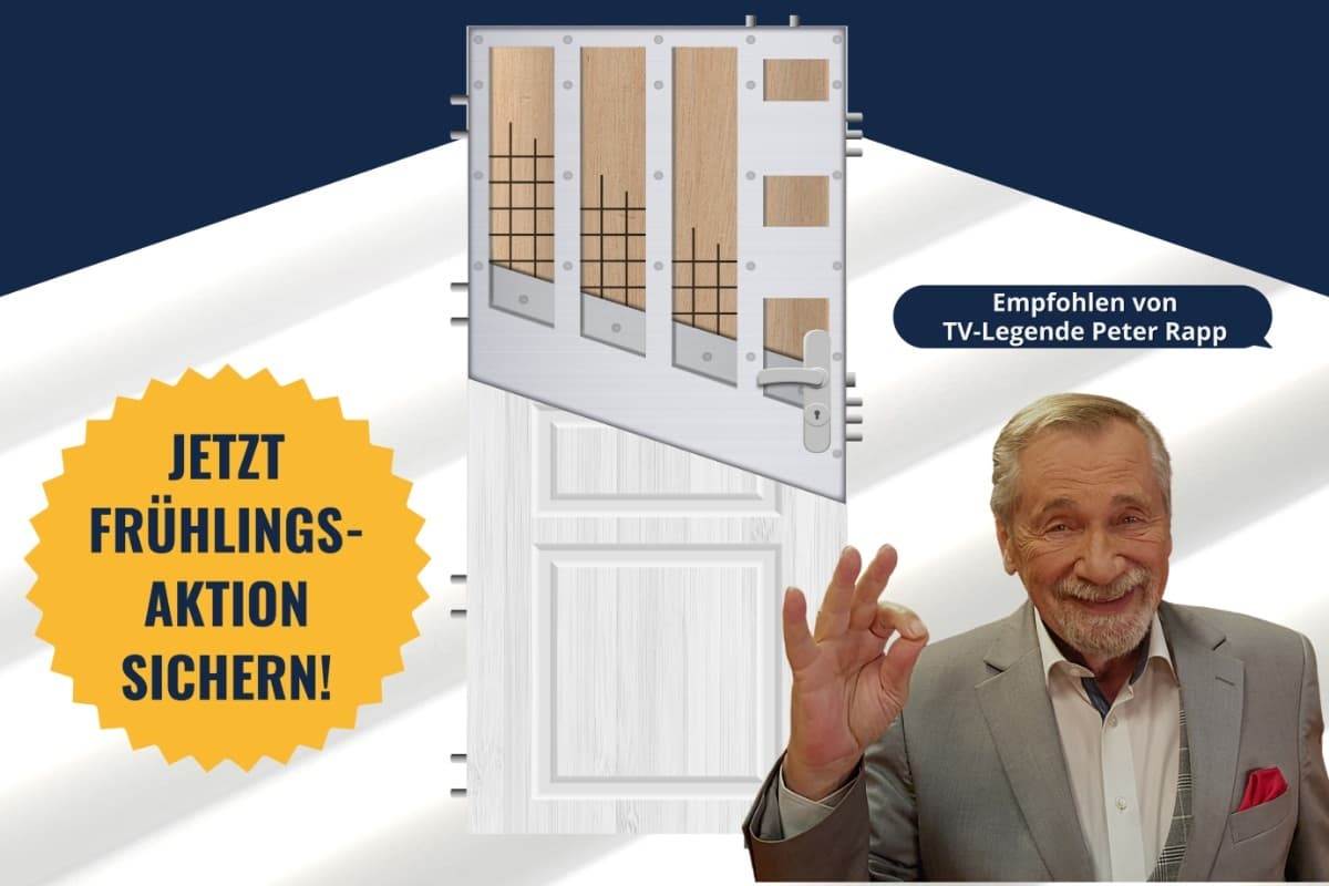 Peter Rapp unterstützt Sicherheitsinitiative für eigene 4 Wände