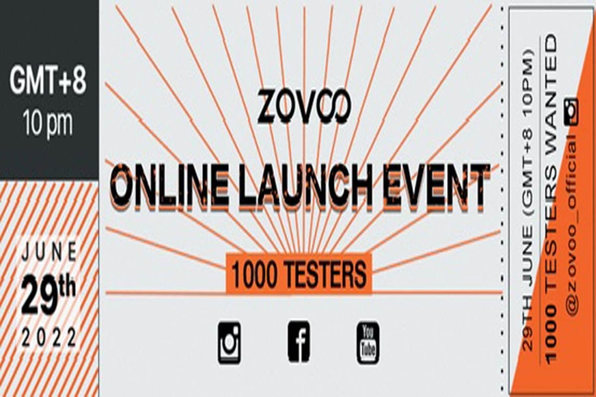 Spitzenleistung！ZOVOO 2022 Der weltweite Online-Launch wird