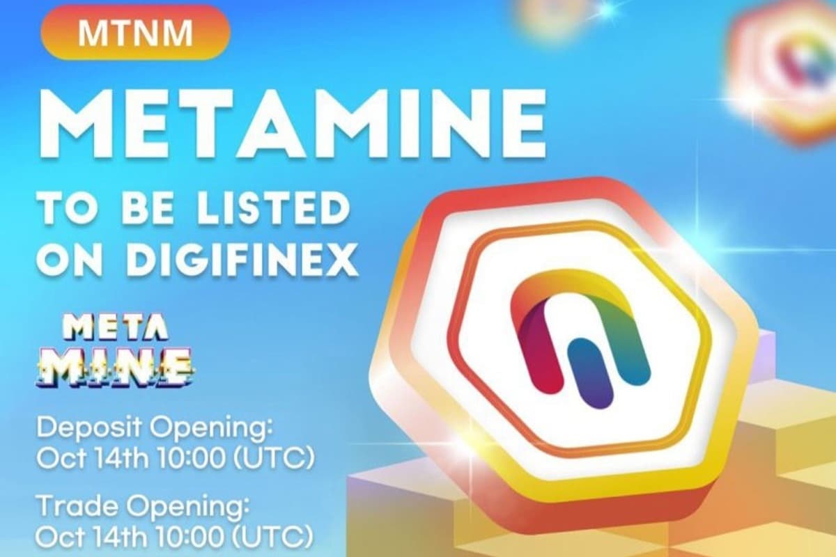 Metamine's $MTMN Lists on DigiFinex