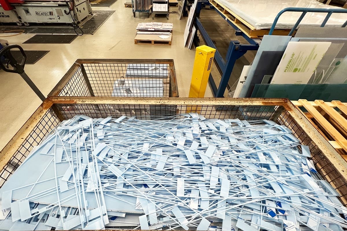 Nachhaltiges Recycling von Kunststoffresten