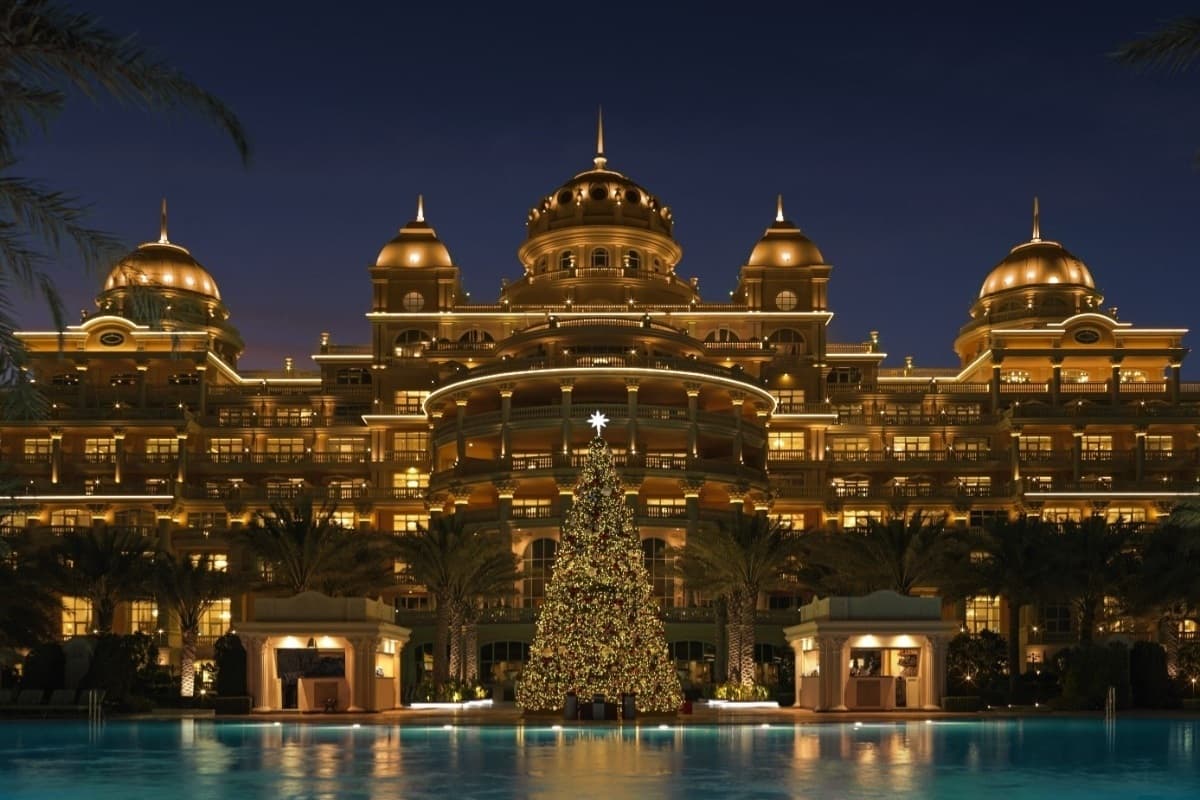 Weiße Weihnachten am weißen Strand