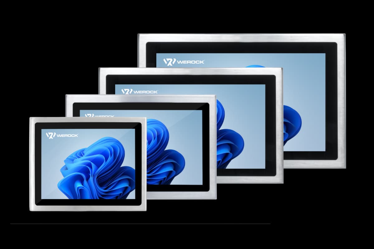 WEROCK präsentiert wasserdichte Edelstahl Industrie Panel PCs