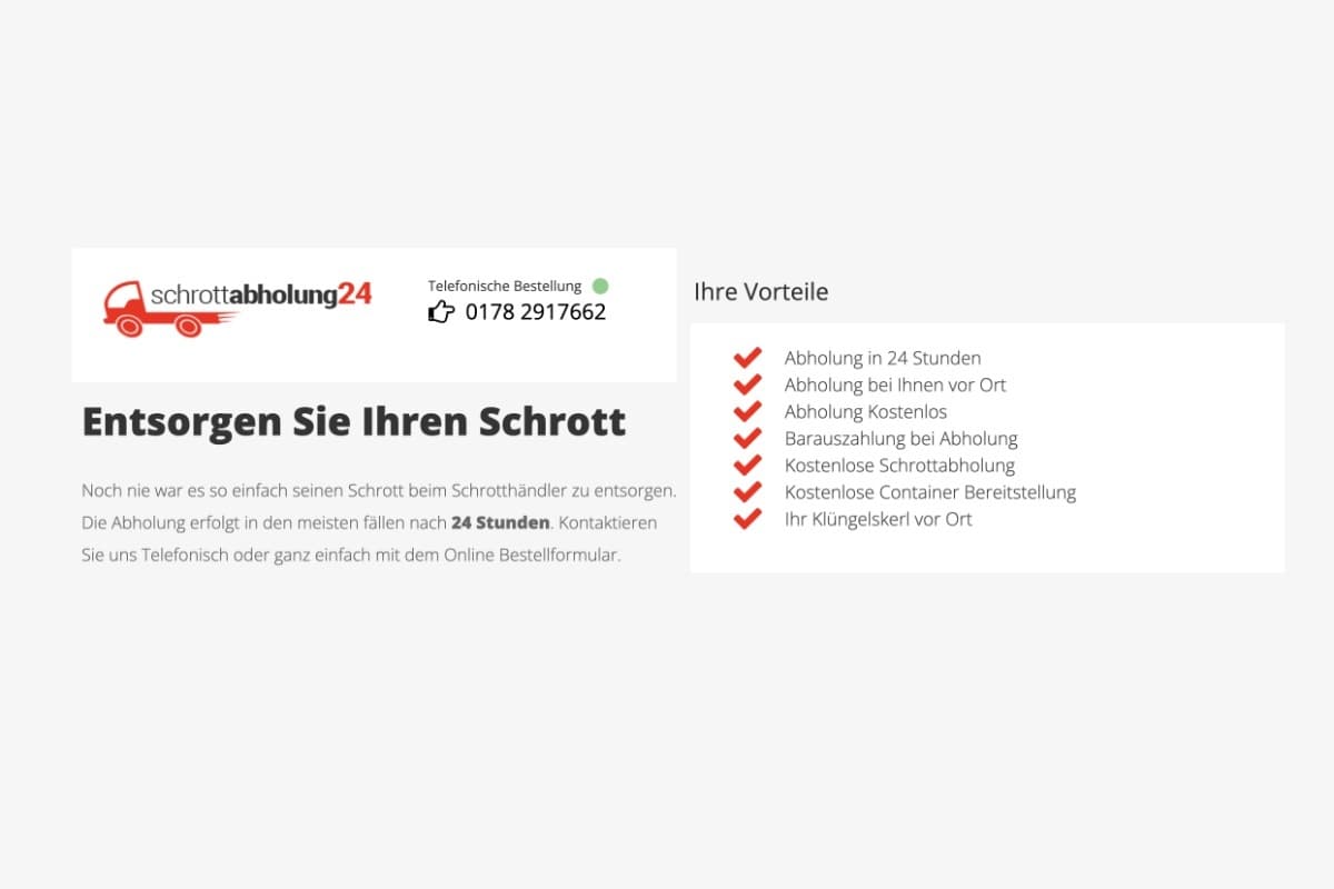 Schrottabholung in Recklinghausen