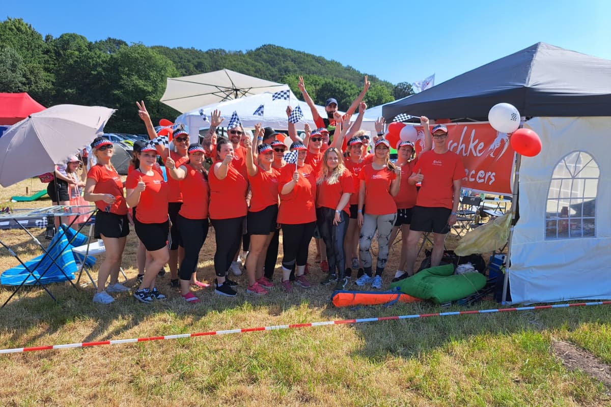 Teilnahme des gemeinsamen Teams der Pflegeschule und JGW Aschke