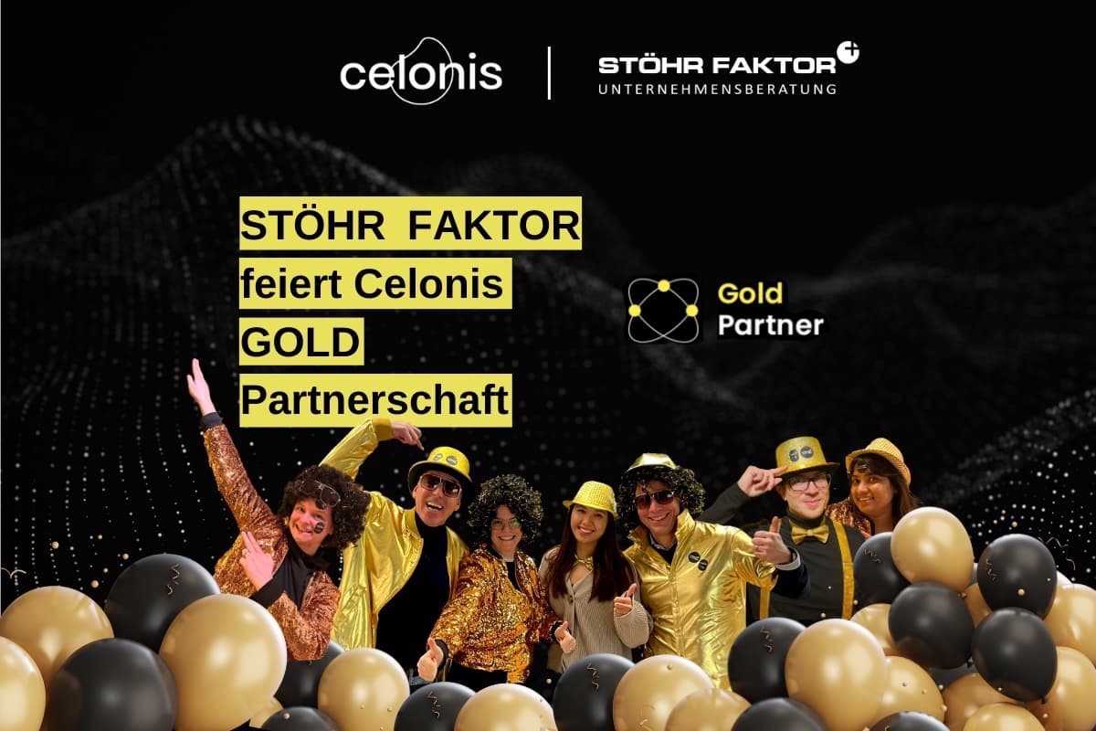 Goldrausch – STÖHR FAKTOR mit Celonis Gold Partnerstatus ausgez