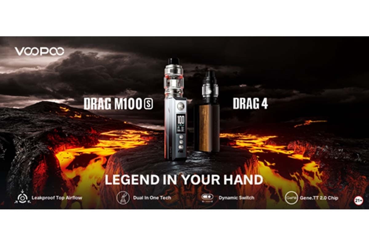 Der neue Single-Akku-MOD VOOPOO DRAG M100S ist in Deutschland