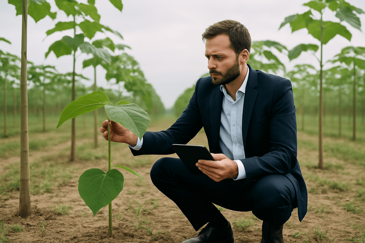 Paulownia revolutioniert den europaeischen Holzmarkt: Erntefaehiges Premiumholz in nur fuenf Jahren